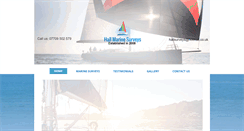 Desktop Screenshot of hallmarinesurveys.co.uk